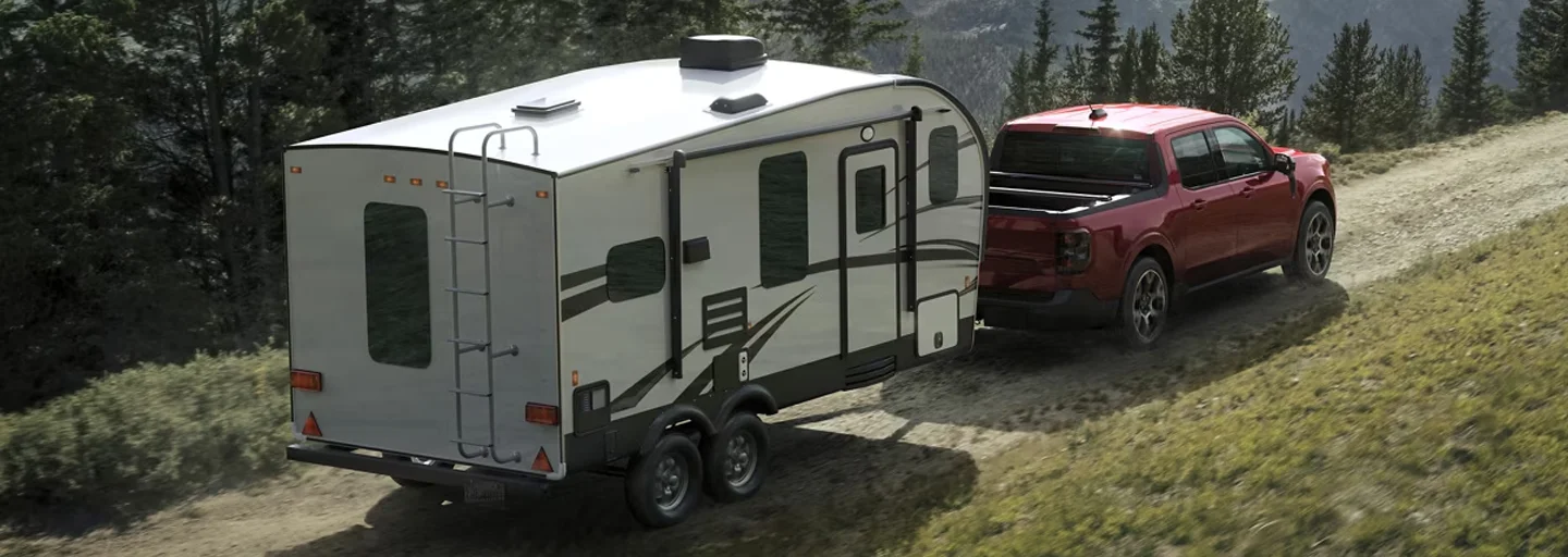 2025 Ford Maverick 2025 Ford Maverick towing a camper