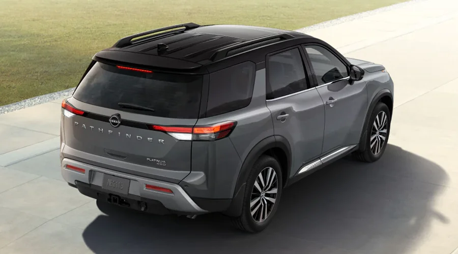 2025 Nissan Pathfinder parked in a driveway